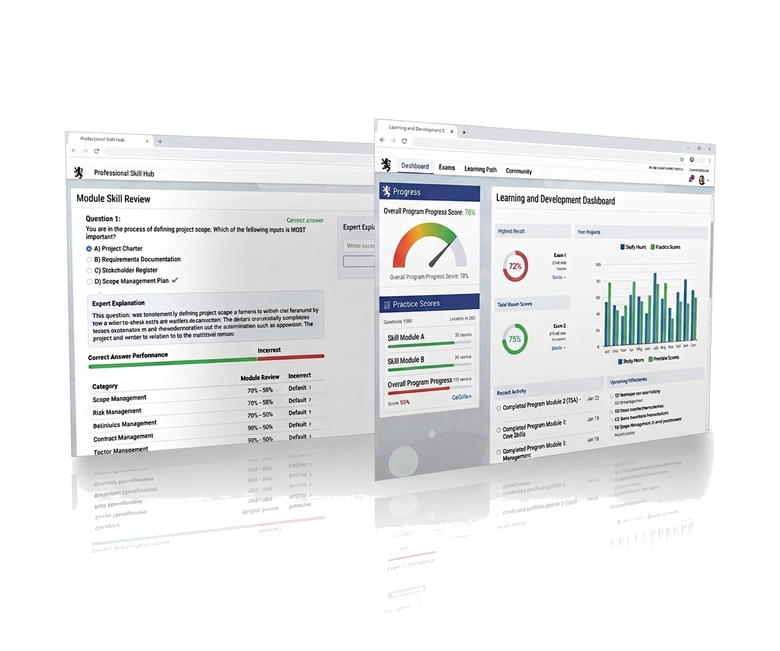 IFMP Exam progress dashboard preview